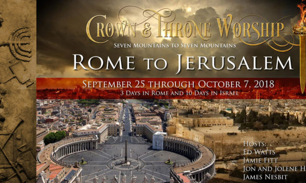 ROME TO JERUSALEM—Registration Open, Price Drop!