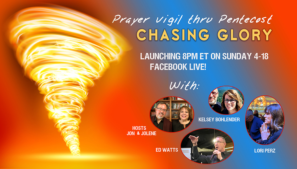 8PM TONIGHT! FB LIVE—“CHASING GLORY” with Ed Watts, Kelsey Bohlender, Lori Perz!