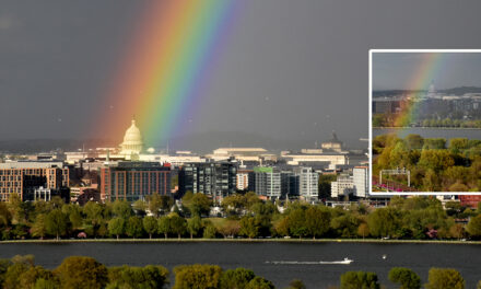 DRAMATIC PHOTO! Rainbow Over Capitol—What is God Saying?