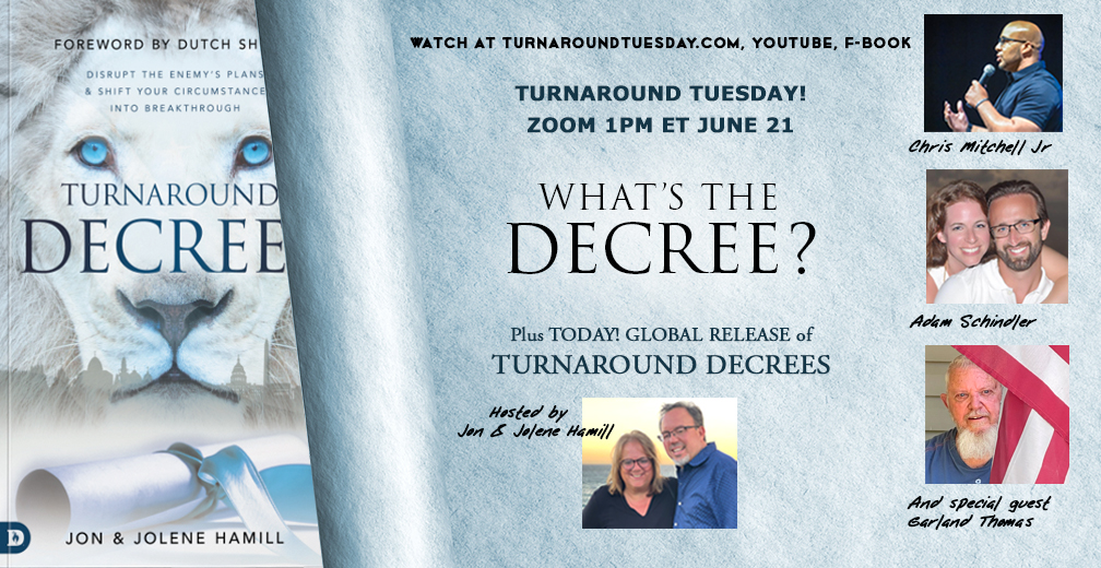 <strong>WHAT’S THE VERDICT? 1PM ET TURNAROUND TUESDAY<br>with Global Book Launch, Special Guest!</strong>