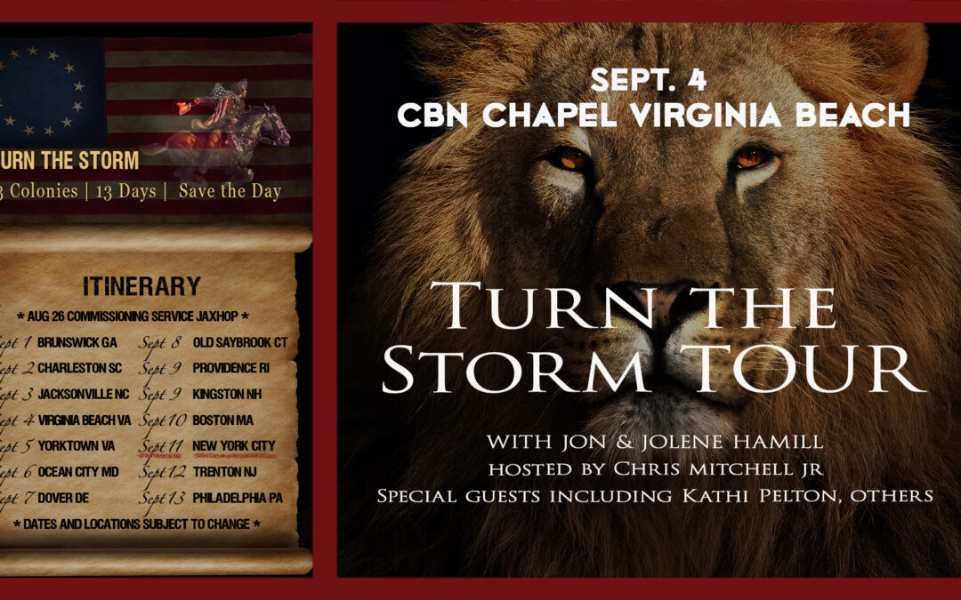 THE STORM OF THE LORD HAS LAUNCHED!CBN Chapel Sunday, Camp LeJeune Tonight