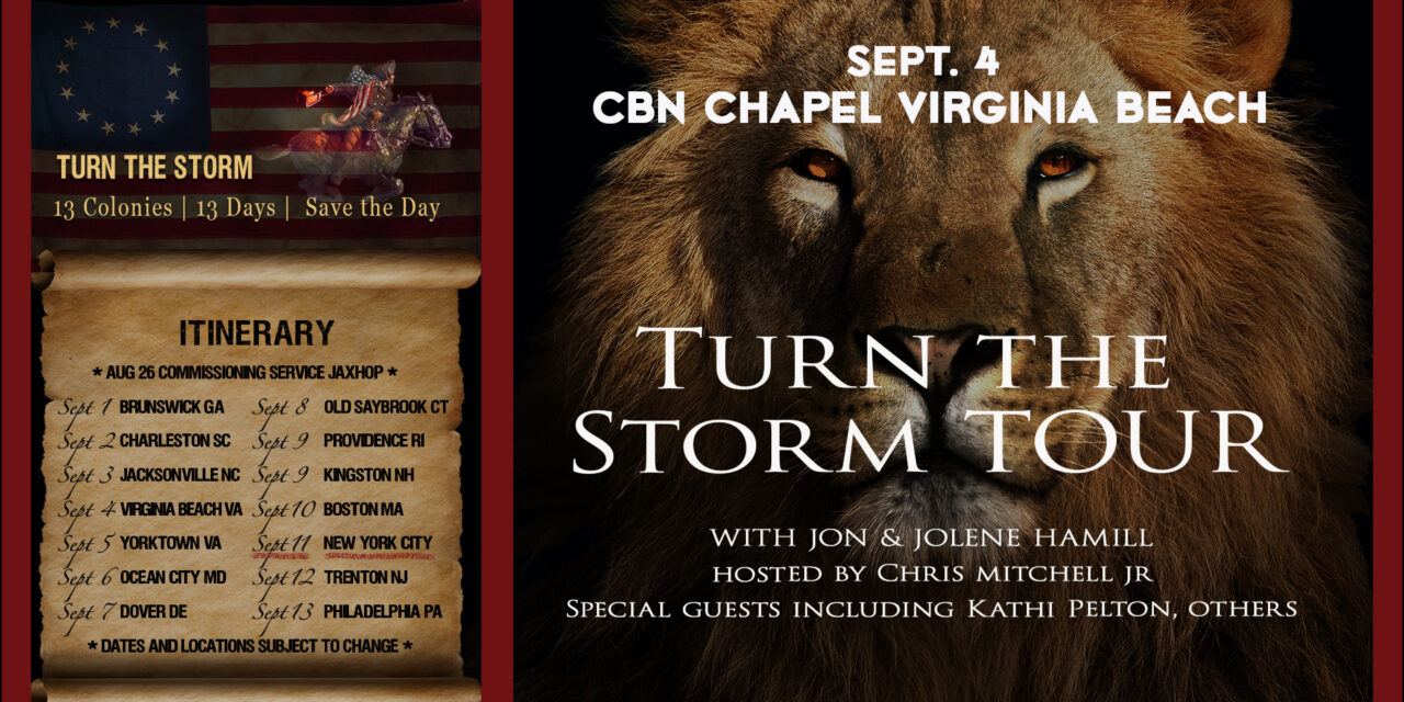 <strong>THE STORM OF THE LORD HAS LAUNCHED!<br>CBN Chapel Sunday, Camp LeJeune Tonight</strong>