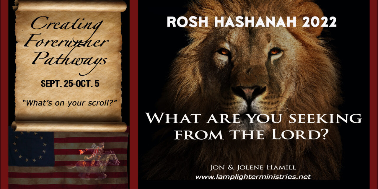 <strong>L’SHANAH TOVAH—WHAT ARE YOU SEEKING FROM THE LORD?<br>It’s time to create forerunner pathways!</strong>