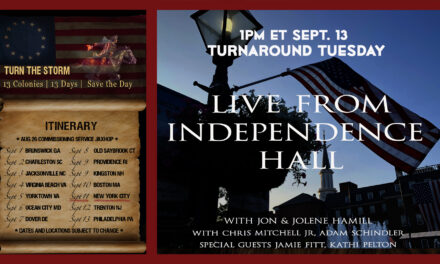 <strong>TURNAROUND TUESDAY—BIRTHING THE ELIAKIM MOVEMENT<br>Live from Independence Hall! Sept. 13 1pm ET</strong>