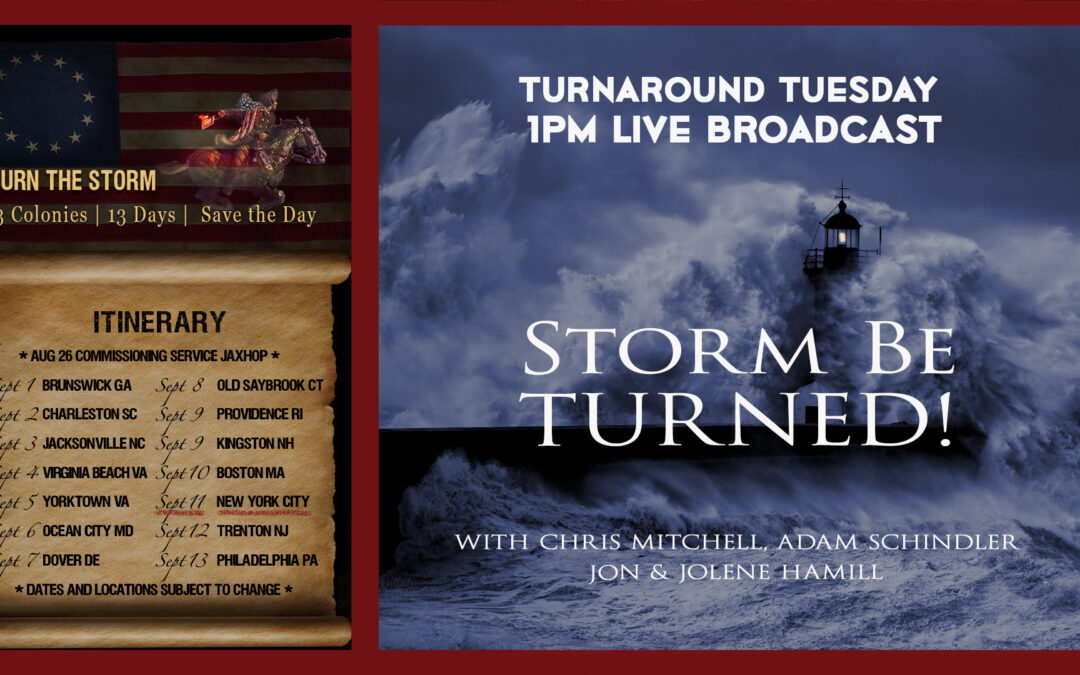 STORM BE TURNED! IMPARTATION OF FAITH FOR VICTORYTurnaround Tuesday Live Broadcast 1pm ET!