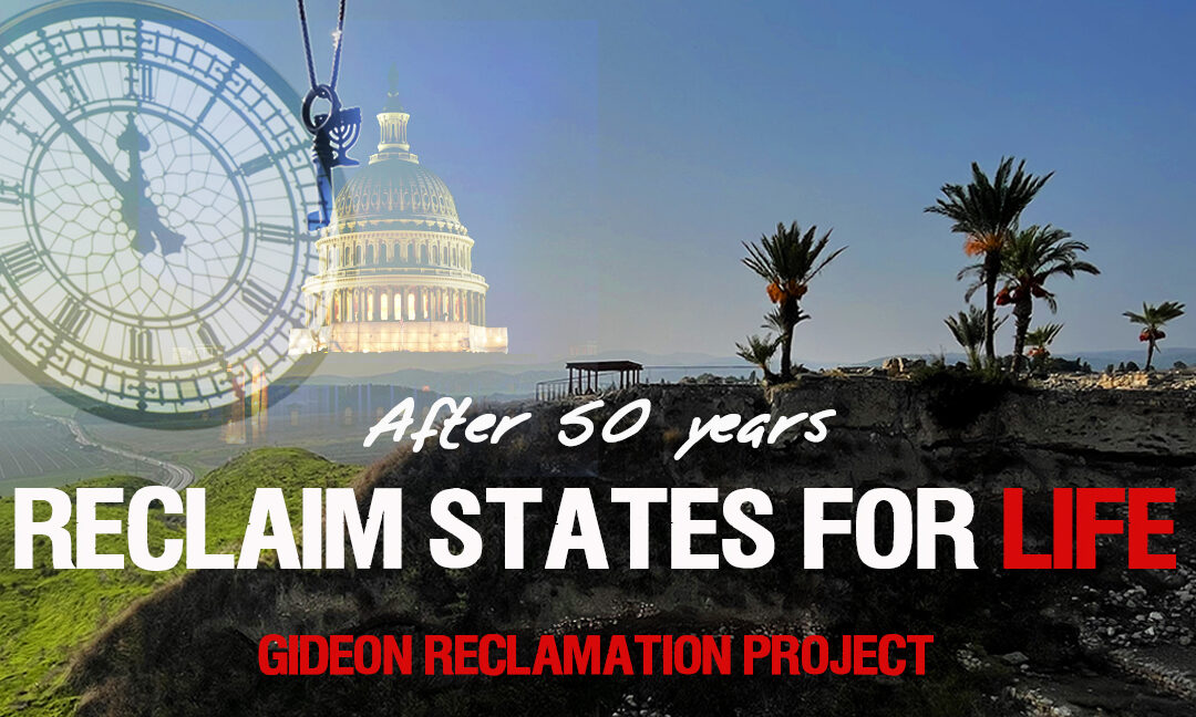 AFTER 50 YEARS, RECLAIM YOUR STATE FOR LIFE!