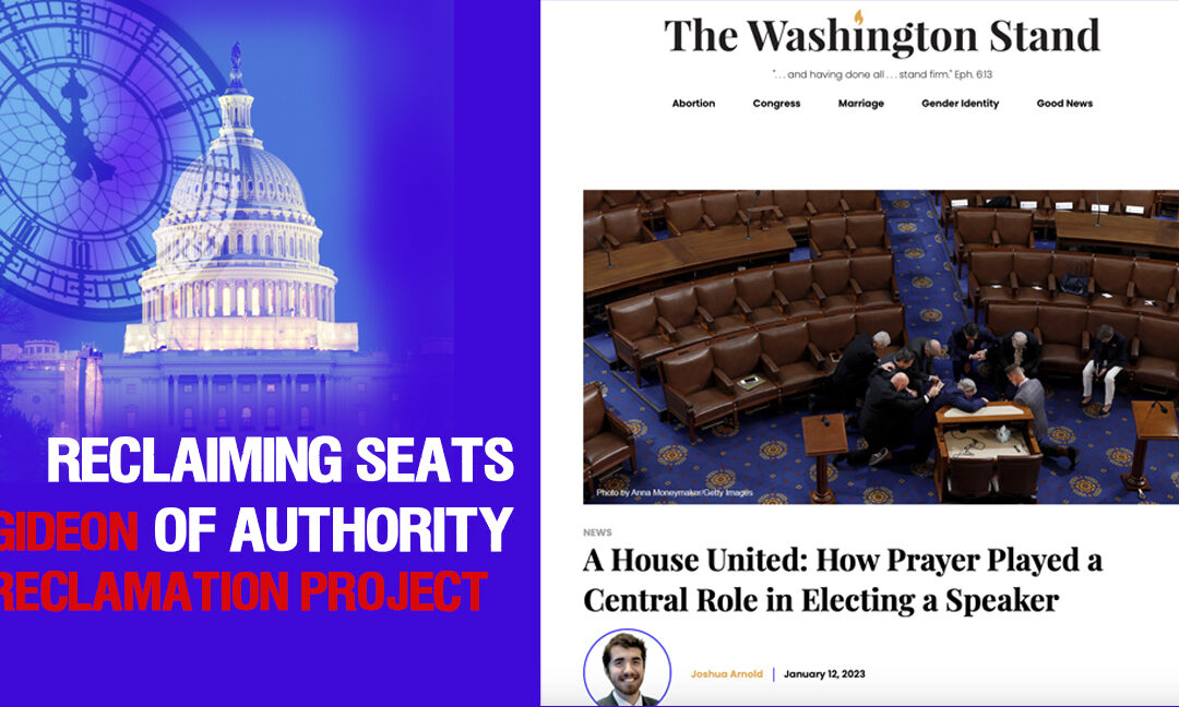 2023—RECLAIMING SEATS OF AUTHORITY