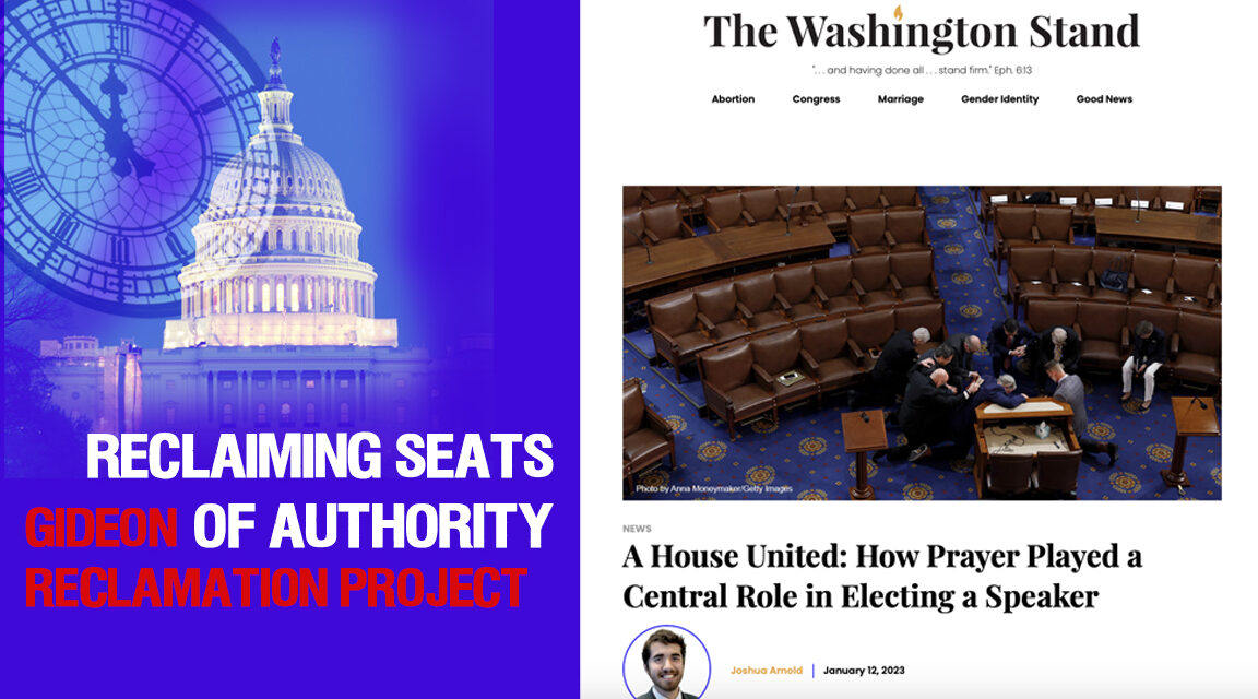 2023—RECLAIMING SEATS OF AUTHORITY