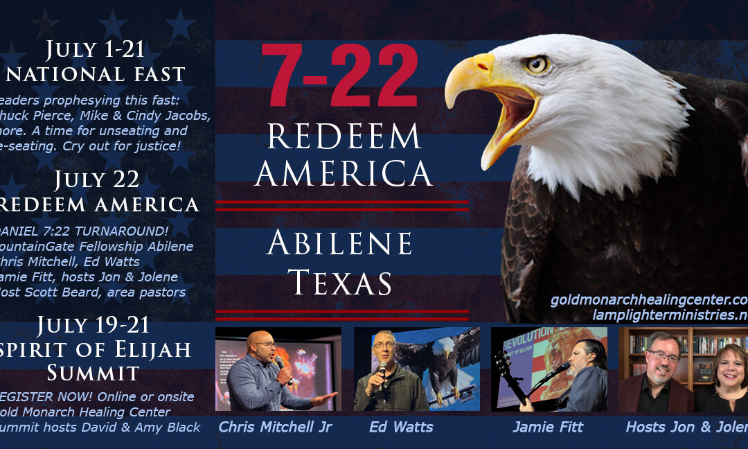 7-22 LIVE! CORRECT ONLINE LINK—REDEEM AMERICA