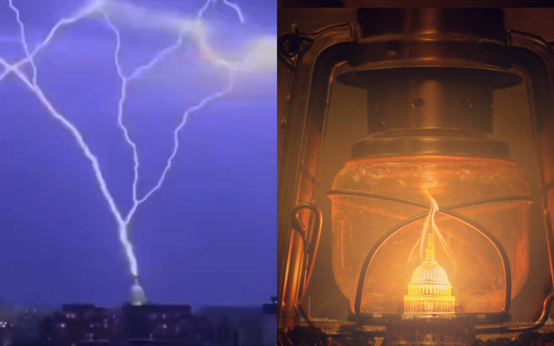 NYE—LIGHTNING STRIKES CAPITOL—GRAPHIC LITERALLY PROPHESIES!