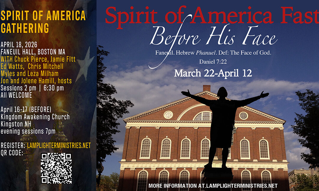 BEFORE HIS FACE! ANNOUNCING SPIRIT OF AMERICA FAST