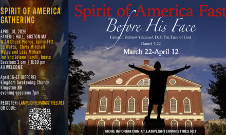 BEFORE HIS FACE! ANNOUNCING SPIRIT OF AMERICA FAST