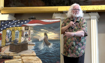 TRUMP PAINTING, CHUCK PIERCE PROPHECY PROVES PROPHETIC! MIDNIGHT WATCH