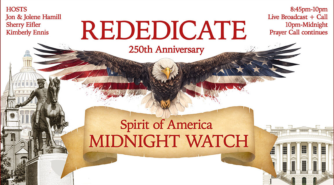 REDEDICATE PROPHECY—NEW BIRTH OF FREEDOM